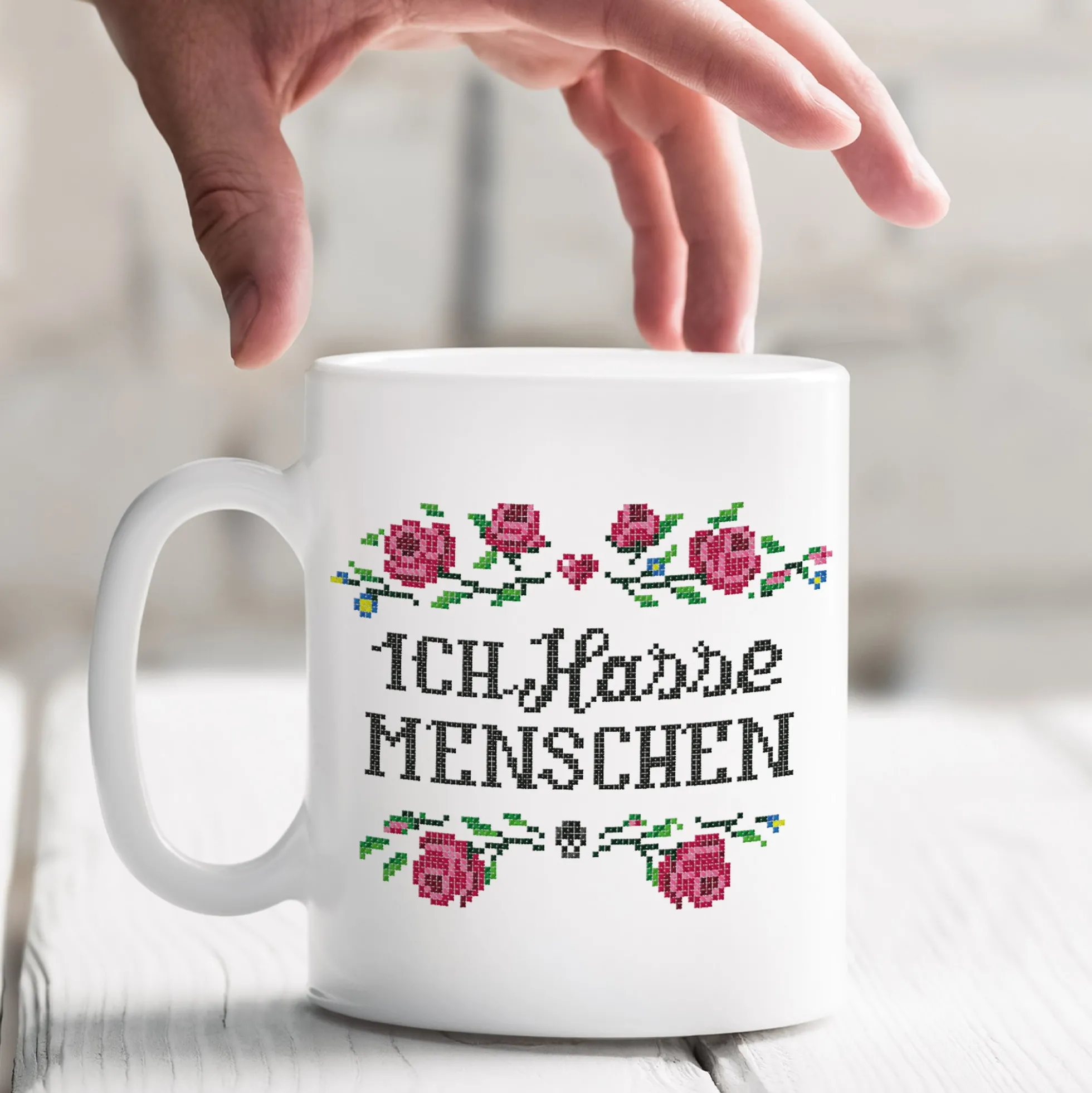 Lustige Tasse - Ich hasse Menschen