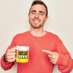 Lustige Tasse - I wish you were beer