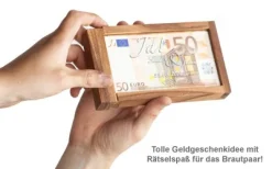 Magische Geldgeschenkbox - Jawort Gravur