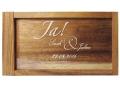 Magische Geldgeschenkbox - Jawort Gravur