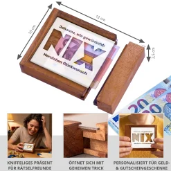 Magische Geldgeschenkbox Kompakt - Nichts