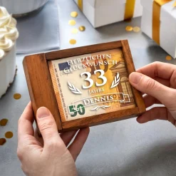 Magische Geldgeschenkbox Kompakt zum Geburtstag