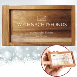 Magische Geldgeschenkbox - Weihnachtsfonds
