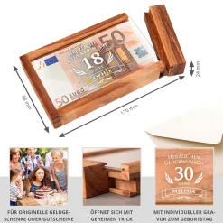 Magische Geldgeschenkbox zum Geburtstag