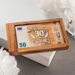 Magische Geldgeschenkbox zum Geburtstag