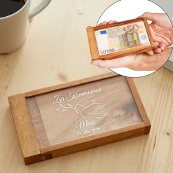 Magische Geldgeschenkbox zur Kommunion