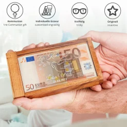 Magische Geldgeschenkbox zur Kommunion