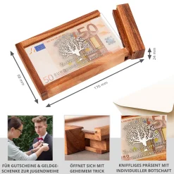 Magische Geldgeschenkbox zur Jugendweihe - Baum