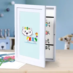 Magnetischer Bilderrahmen für Kinderzeichnungen