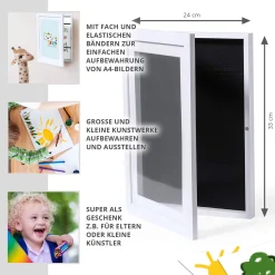 Magnetischer Bilderrahmen für Kinderzeichnungen