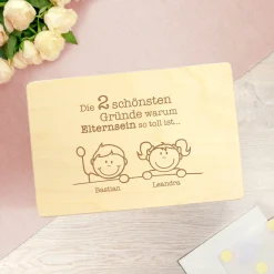 Memory Box mit Gravur - Warum Elternsein so toll ist