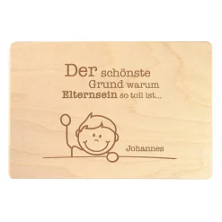 Memory Box mit Gravur - Warum Elternsein so toll ist