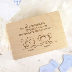 Memory Box mit Gravur - Warum Großelternsein so toll ist