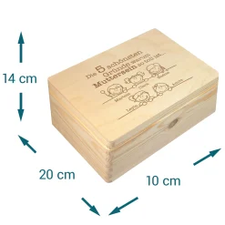 Memory Box mit Gravur - Warum Muttersein so toll ist