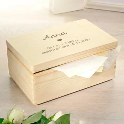Memory Box zur Geburt - Herz