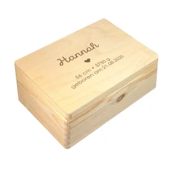Memory Box zur Geburt - Herz