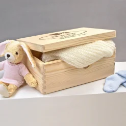 Memory Box zur Geburt - Storch