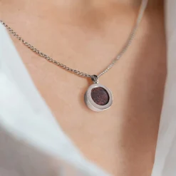 Meteorit Anhänger - Echter Sternenschmuck