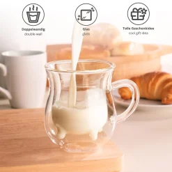 Milchkännchen aus Glas