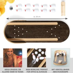 Mini Bowling Bahn Set