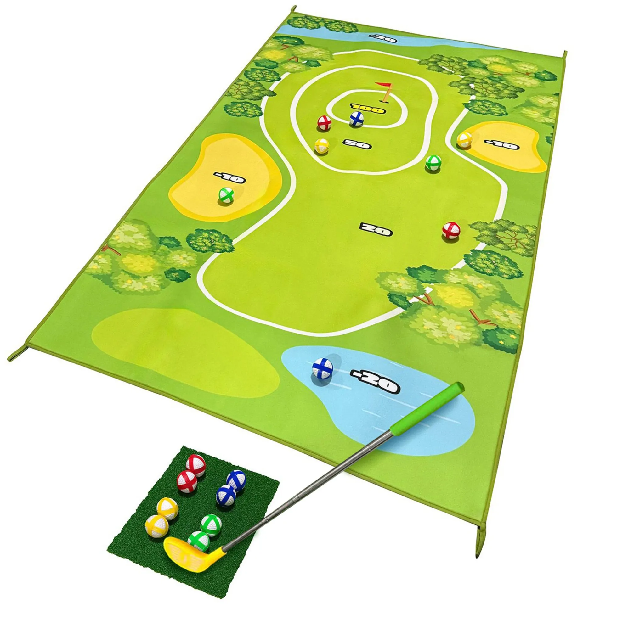 Mini Golf mit Teppich