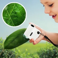 Mini Mikroskop mit 20-fach Zoom und LED Licht
