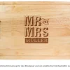 Mr und Mrs - personalisiertes Schneidebrett