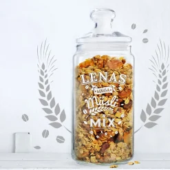 Müsli Vorratsglas mit Gravur