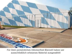 Oktoberfestzelt für dahoam - 3,6 Mio.-teiliger Bausatz