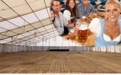 Oktoberfestzelt für dahoam - 3,6 Mio.-teiliger Bausatz