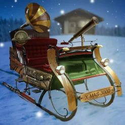 Original Weihnachtsmann Schlitten