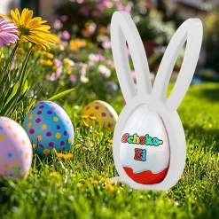 Osterhase Ü-Ei Halter Bunt - 3er Set
