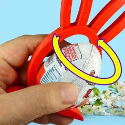 Osterhase Ü-Ei Halter Bunt - 3er Set