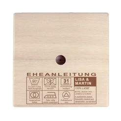 Personalisierte Geld Wäschespinne - Eheanleitung