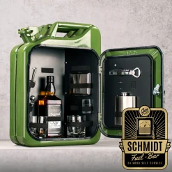 Personalisierte Kanisterbar mit 8-teiligem Zubehör - Grün