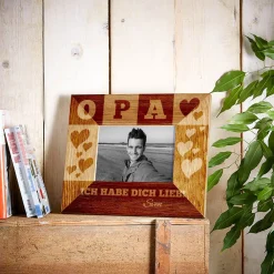 Personalisierter Bilderrahmen für Opa