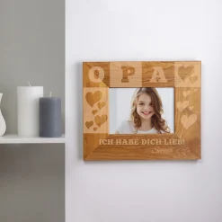 Personalisierter Bilderrahmen für Opa