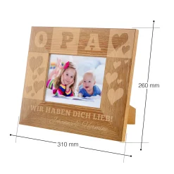 Personalisierter Bilderrahmen für Opa
