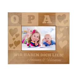 Personalisierter Bilderrahmen für Opa
