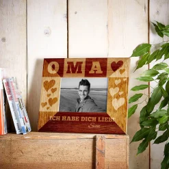 Personalisierter Bilderrahmen für Oma