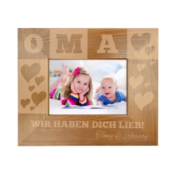 Personalisierter Bilderrahmen für Oma