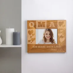Personalisierter Bilderrahmen für Oma