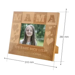 Personalisierter Bilderrahmen für Mama