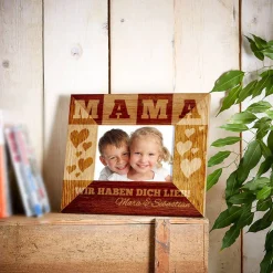 Personalisierter Bilderrahmen für Mama