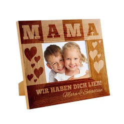 Personalisierter Bilderrahmen für Mama