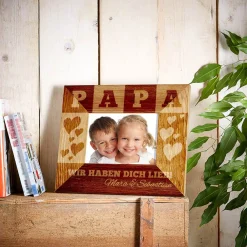 Personalisierter Bilderrahmen für Papa
