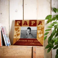 Personalisierter Bilderrahmen für Papa
