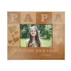 Personalisierter Bilderrahmen für Papa