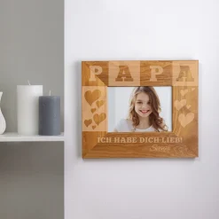 Personalisierter Bilderrahmen für Papa