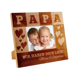 Personalisierter Bilderrahmen für Papa